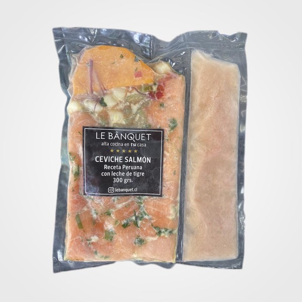 Ceviche de salmon 300 grs Le Banquet