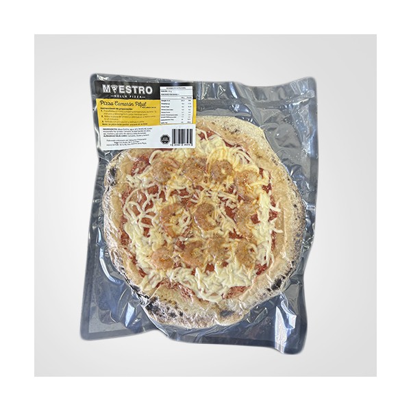 Pizza Margarita camarón pil pil MAESTRO