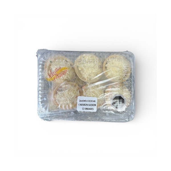 Phillipi quiches camaron salmon 12 unid